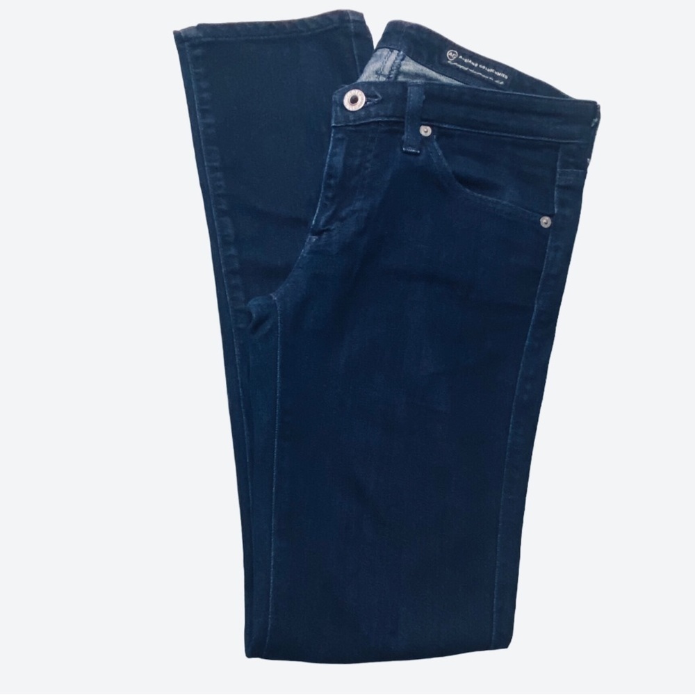 AG Adriano Goldschmied The Stevie Legging Size 26R Dark Blue Low Rise - Picture 4 of 9